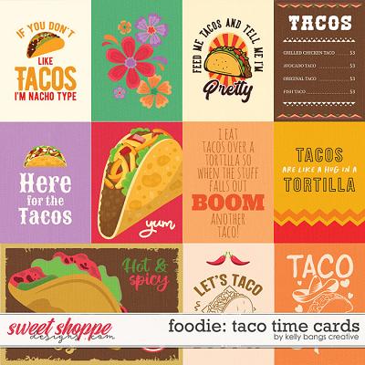 Foodie: Taco Time Cards by Kelly Bangs Creative