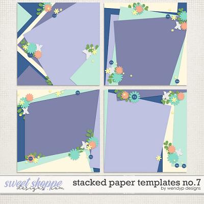 Stacked paper templates No:7 by WendyP Designs