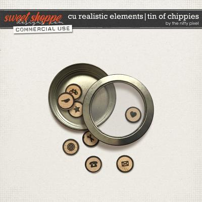 CU REALISTIC ELEMENTS | TIN OF CHIPPIES by The Nifty Pixel