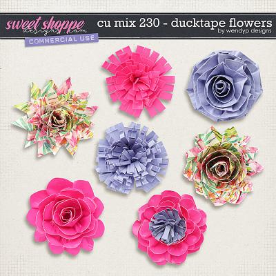 CU Mix 230 - Ducktape flowers by WendyP Designs