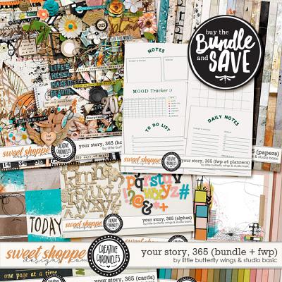 Creative Chronicles: Your Story, 365 Bundle by Little Butterfly Wings & Studio Basic