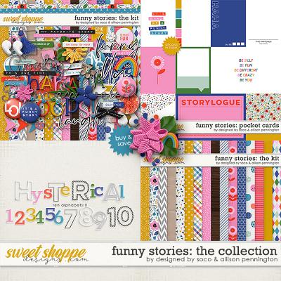 Funny Stories: The Collection by Allison Pennington and Designed by Soco
