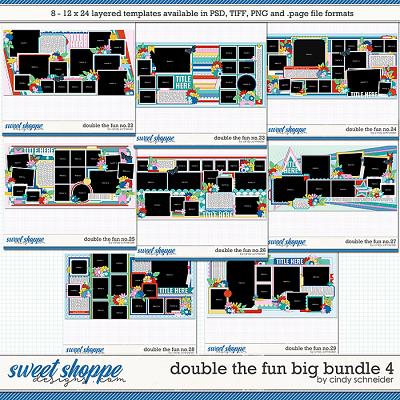 Cindy's Layered Templates - Double the Fun Big Bundle 4 by Cindy Schneider