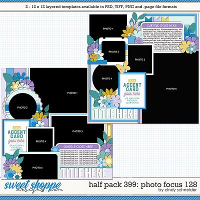 Cindy's Layered Templates - Half Pack 399: Photo Focus 128 by Cindy Schneider