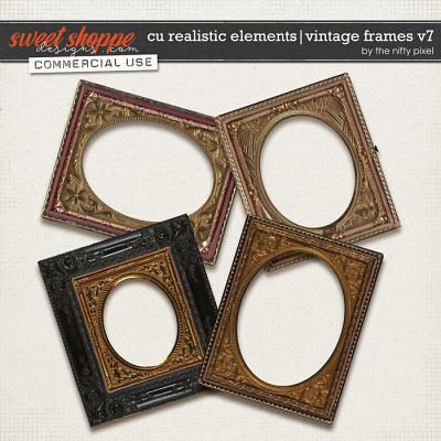 CU REALISTIC ELEMENTS | VINTAGE FRAMES Vol.7 by The Nifty Pixel