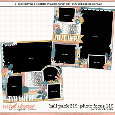 Cindy's Layered Templates - Half Pack 319: Photo Focus 119 by Cindy Schneider