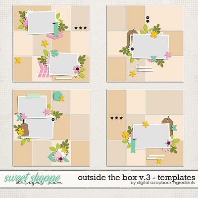 Outside The Box Templates Vol.3 by Digital Scrapbook Ingredients