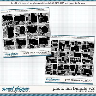 Cindy's Layered Templates - Photo Fun Bundle Volume 2 by Cindy Schneider