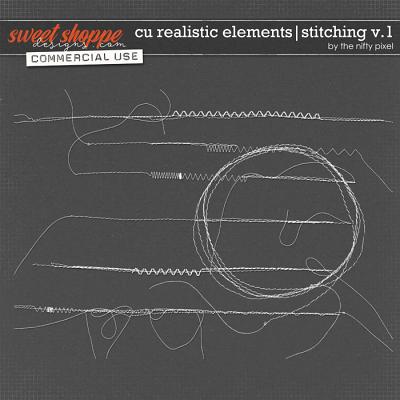 CU REALISTIC ELEMENTS | STITCHING V.1 by The Nifty Pixel