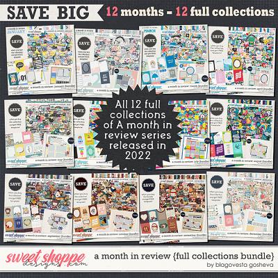 A Month in Review {full collections mega bundle} by Blagovesta Gosheva