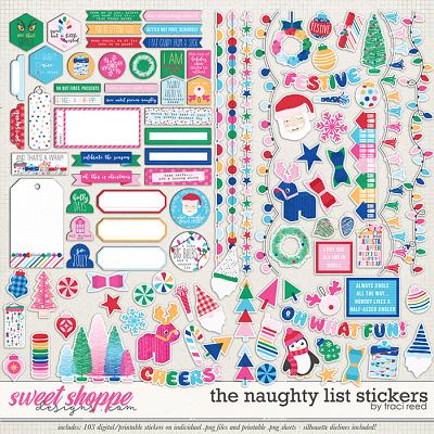 The Naughty List Stickers by Traci Reed