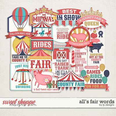 All's Fair Words by LJS Designs