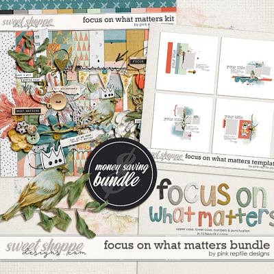 Focus On What Matters Bundle by Pink Reptile Designs