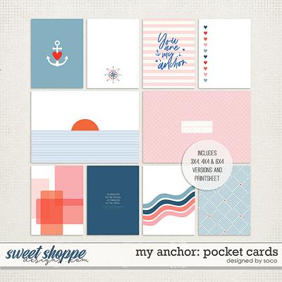 My Anchor: Pocket Cards | Designed by Soco