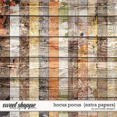 Hocus Pocus Extra Papers by Ponytails