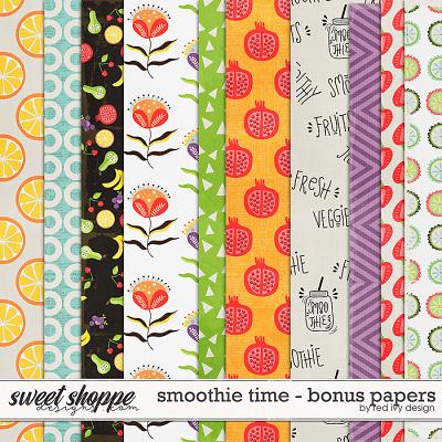 Smoothie Time - Bonus Papers by Red Ivy Design