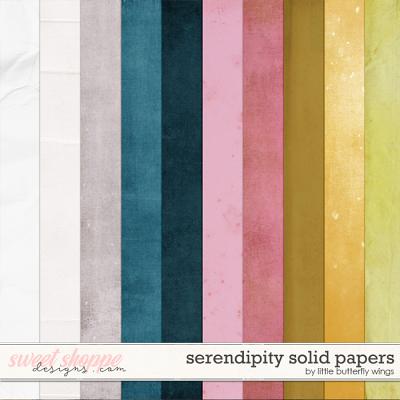 Serendipity solid papers by Little Butterfly Wings