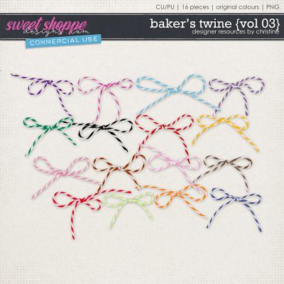 Baker's Twine {Vol 03} by Christine Mortimer
