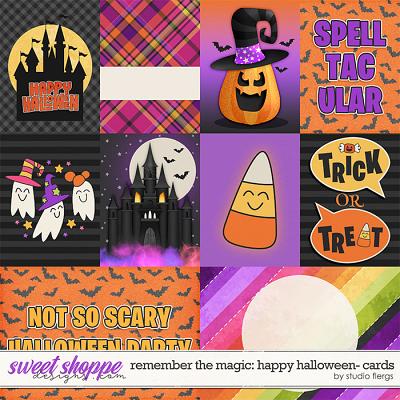 Remember the Magic: HAPPY HALLOWEEN- CARDS by Studio Flergs