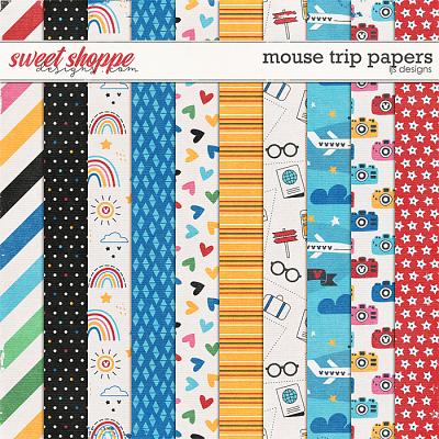 Mouse Trip Papers by LJS Designs 