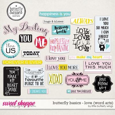 Butterfly Basics - Love (word arts) by Little Butterfly Wings