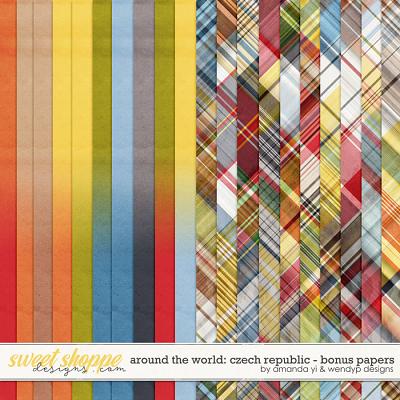 Around the world: Czech Republic - Bonus Papers by Amanda Yi & WendyP Designs