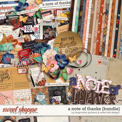 A Note of Thanks {bundle} by Blagovesta Gosheva & Sweet Doll Designs