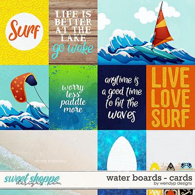 Water boards - Cards by WendyP Designs