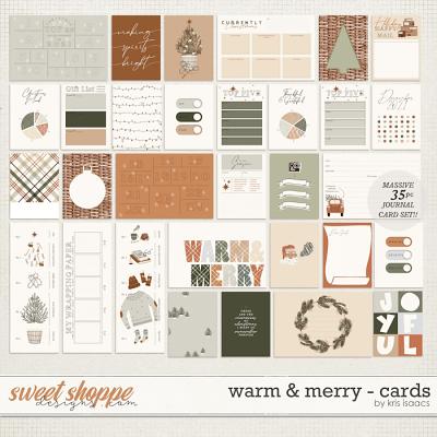 Warm & Merry | Journal Cards - by Kris Isaacs