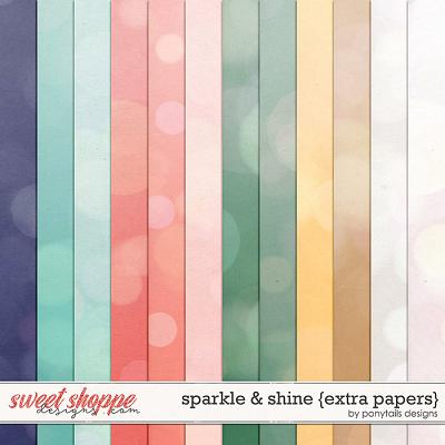 Sparkle & Shine Extra Papers by Ponytails