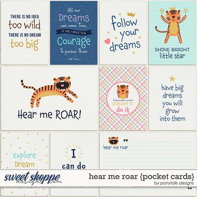 Hear Me Roar Pocket Cards by Ponytails