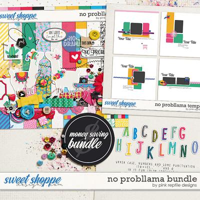 No Probllama Bundle by Pink Reptile Designs