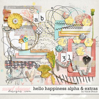 Hello Happiness Alpha & Extras by Tracie Stroud