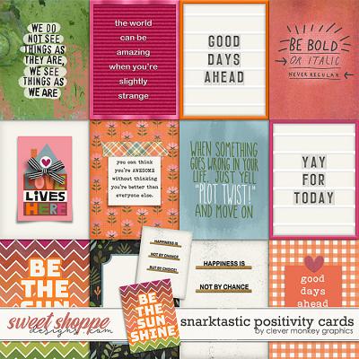 Snarktastic Positivity Cards by Clever Monkey Graphics 