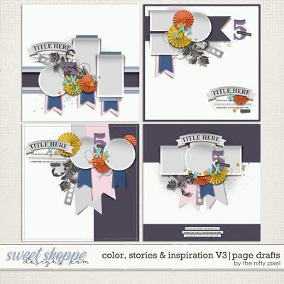 COLOR, STORIES & INSPIRATION V.3 | PAGE DRAFTS by The Nifty Pixel