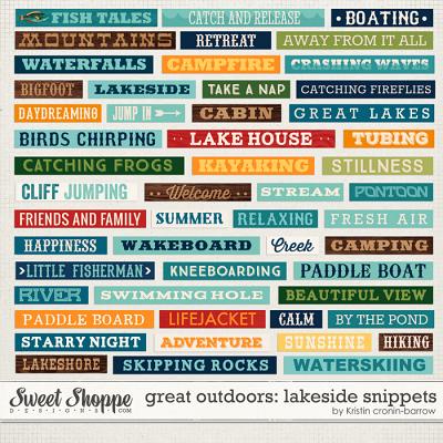Great Outdoors: Lakeside Snippets by Kristin Cronin-Barrow