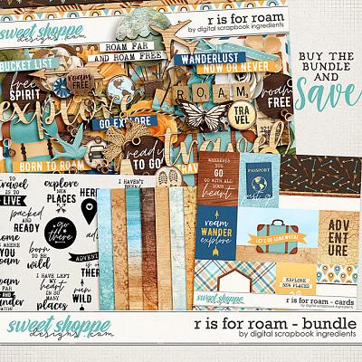 R is for Roam Bundle by Digital Scrapbook Ingredients