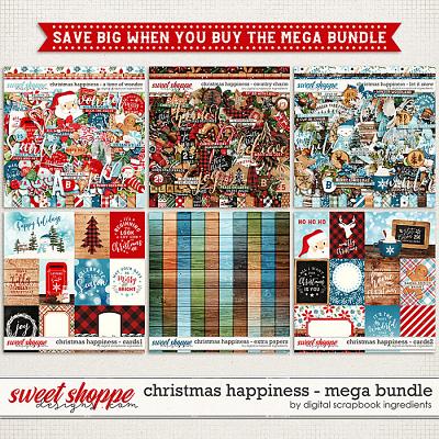 Christmas Happiness Mega Bundle by Digital Scrapbook Ingredients