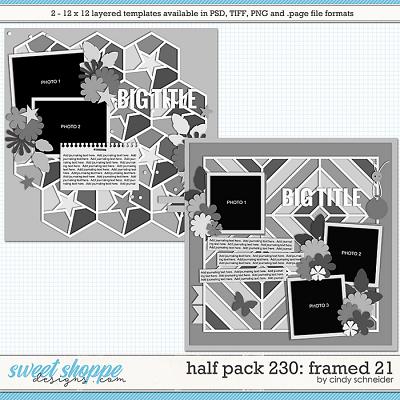 Cindy's Layerd Templates - Half Pack 230: Framed 21 by Cindy Schneider