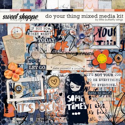 Do your thing mixed media kit by Little Butterfly Wings