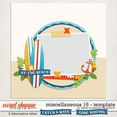 Miscellaneous 16 Template by Digital Scrapbook Ingredients