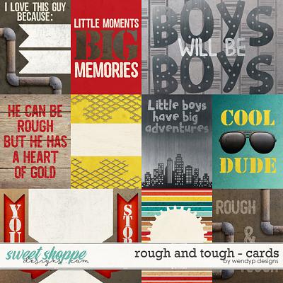 Rough & Tough - cards by WendyP Designs