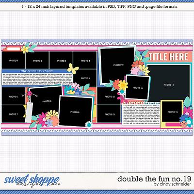 Cindy's Layered Templates - Double the Fun No.19 by Cindy Schneider