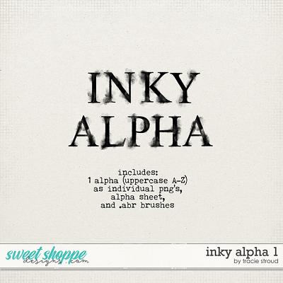 Inky Alpha no. 1 by Tracie Stroud