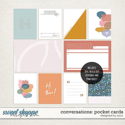 Conversations: Pocket Cards | Designed by Soco
