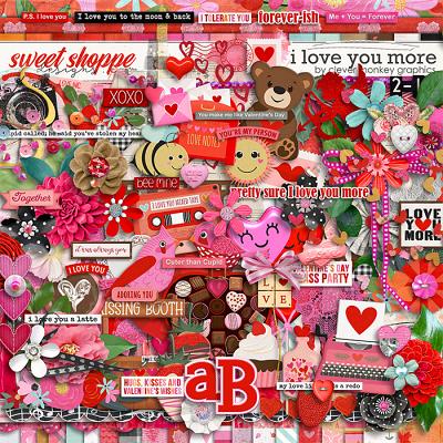 I Love You More by Clever Monkey Graphics