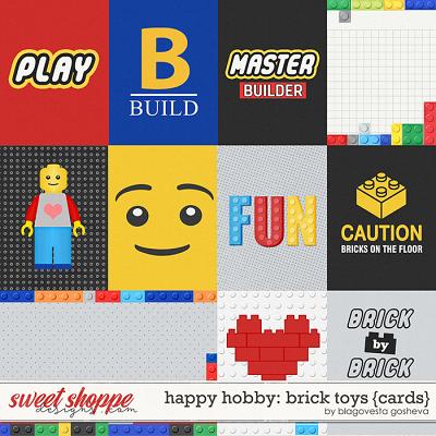 Happy Hobby: Brick Toys {cards} by Blagovesta Gosheva