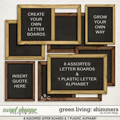 Green Living: LETTER BOARDS by Studio Flergs