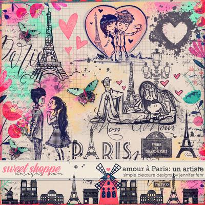 amour a paris un artiste pack: simple pleasure designs by jennifer fehr