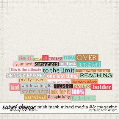 Mish Mash Mixed Media #3 Magazine by Studio Basic